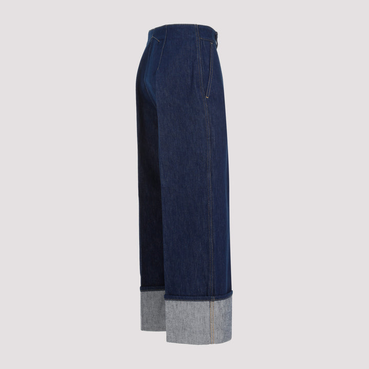 Rodeo Blue Iconic Wide Leg Pants-4