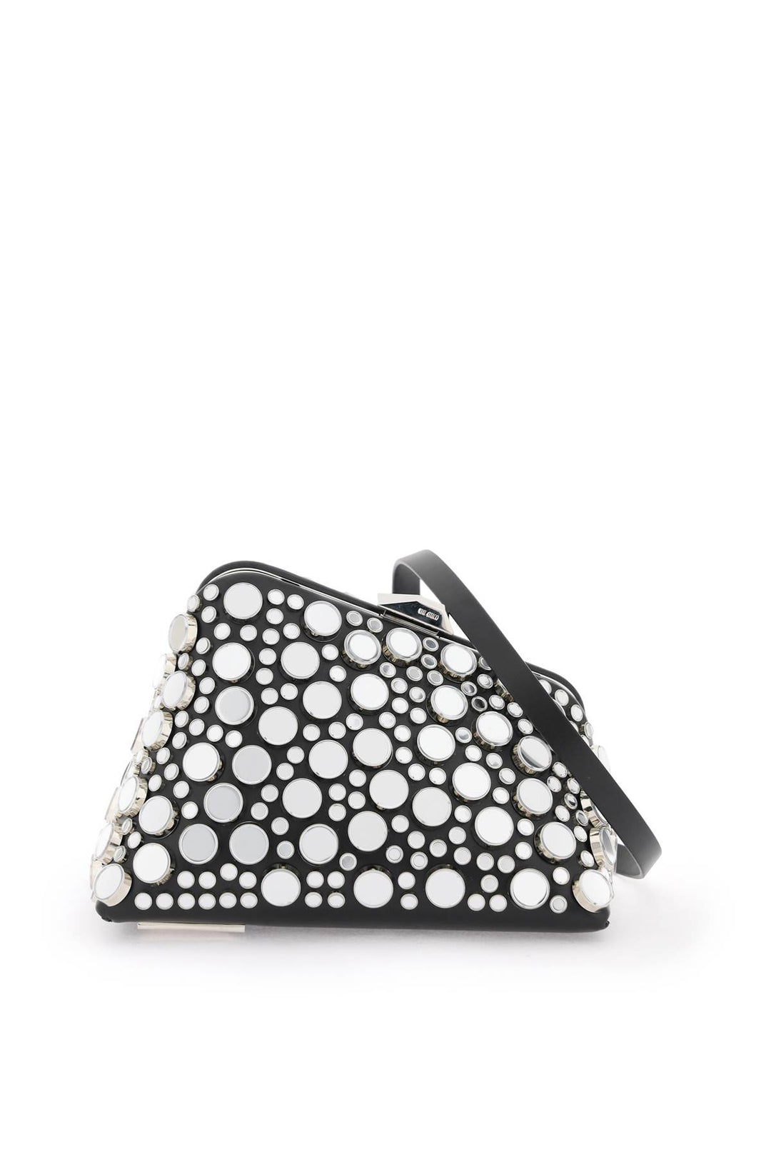 mini midnight clutch with mirrored studs-0