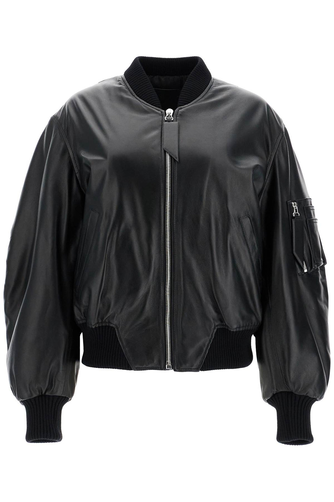 anja leather bomber jacket-0