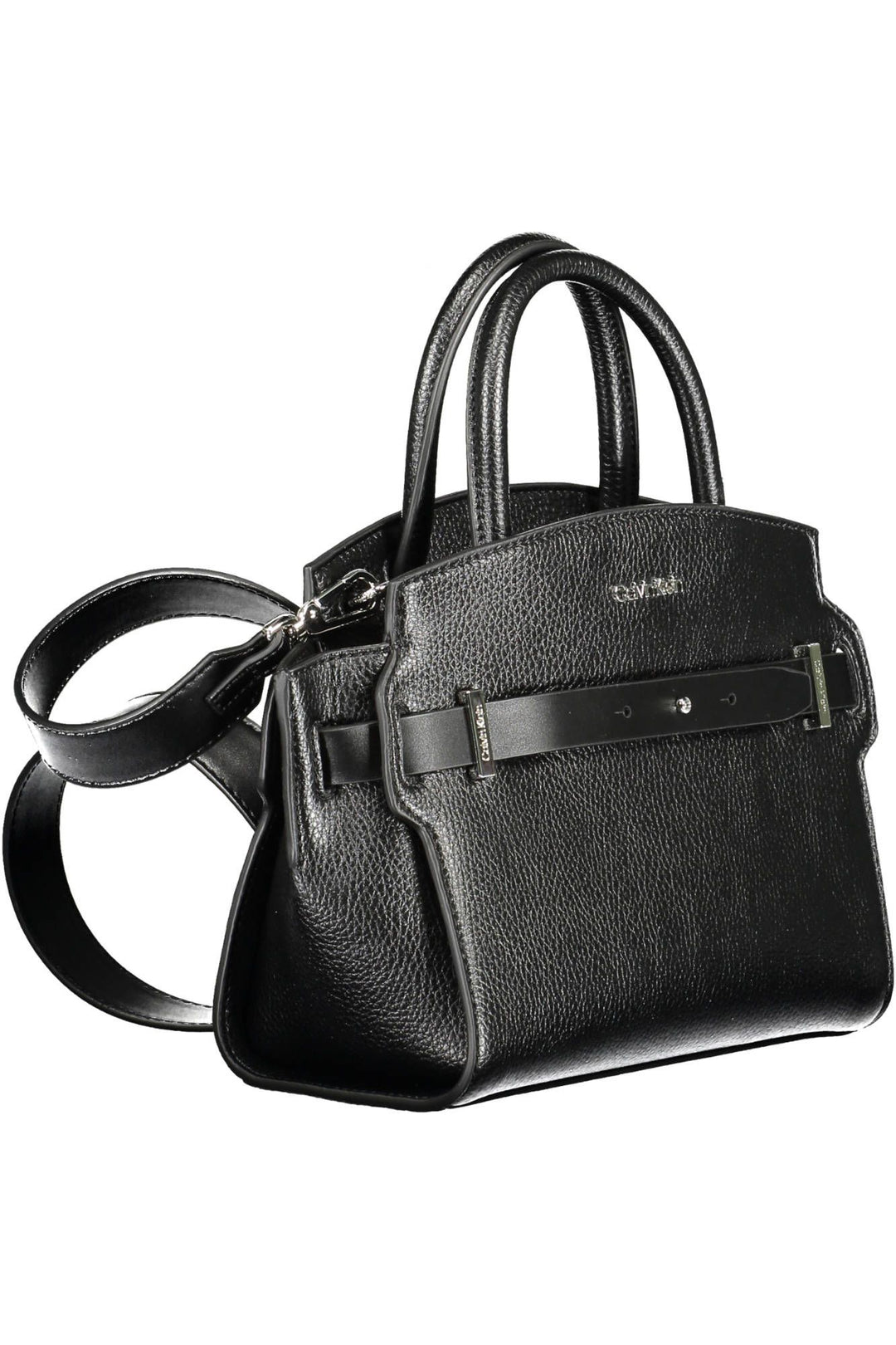 Elegant Black Contrasting Detail Shoulder Bag