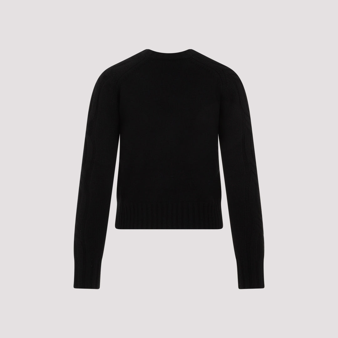 Black Berlina Cashmere Pullover-3