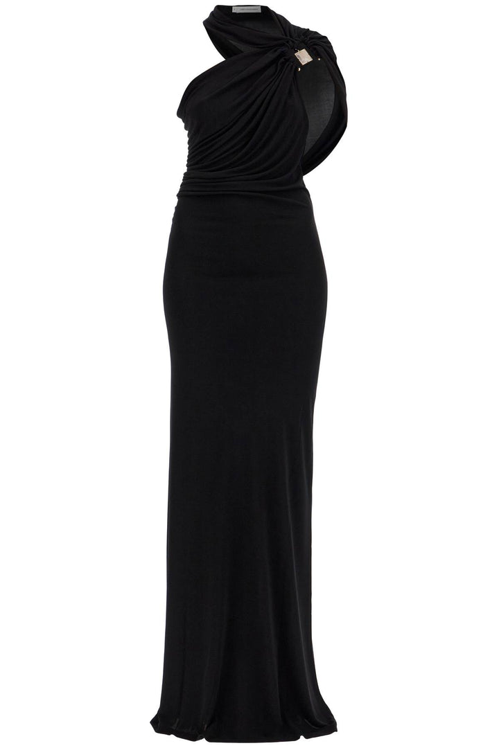 asymmetric american neckline dress with asym-0