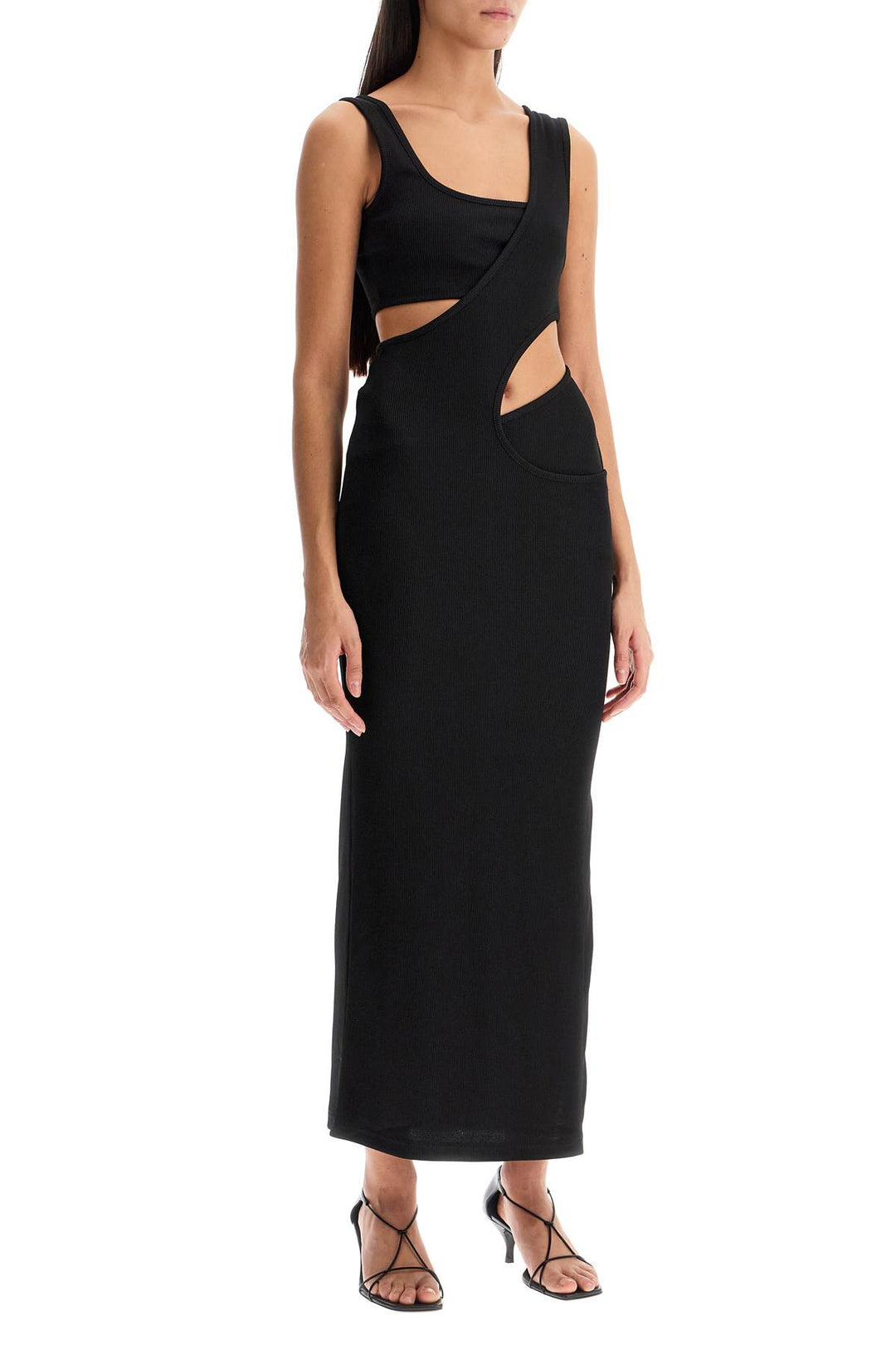 long layered effect maxi dress-1