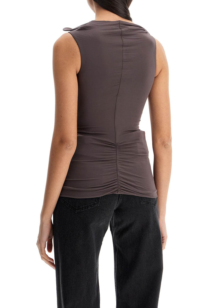 smoke gray viscose tank top with wide neckline-2