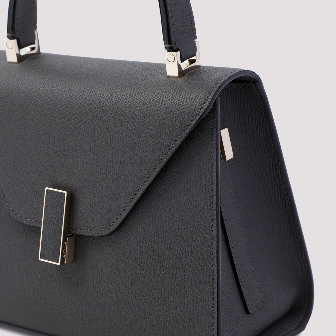 Dark Grey Iside Top Handle Mini Bag-5