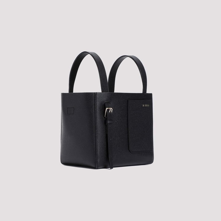 Black Bucket Mini Bag-4