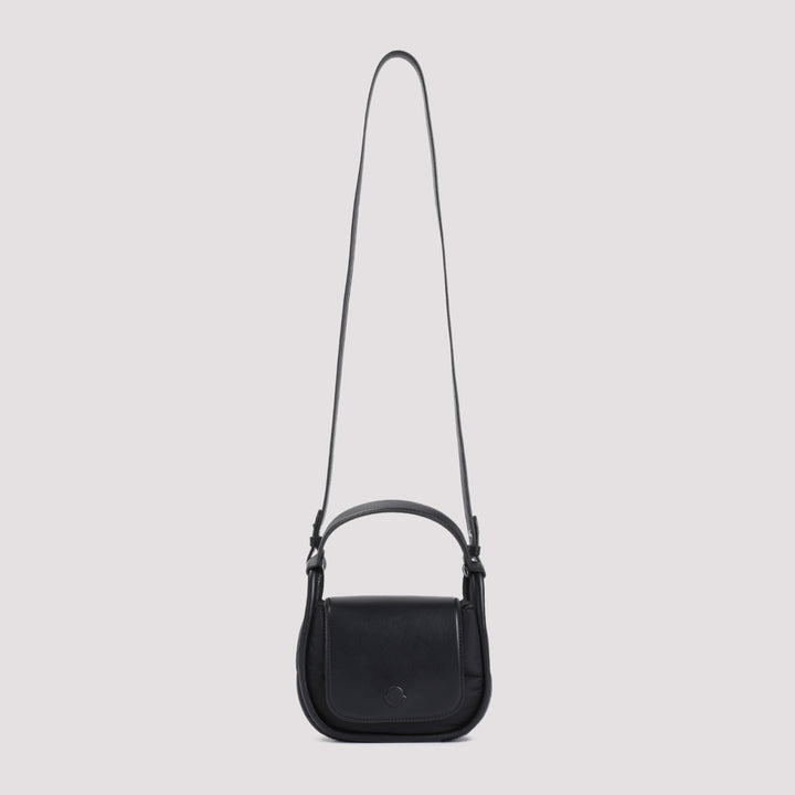 Black Tiarna Mini Polyamide Handbag-0