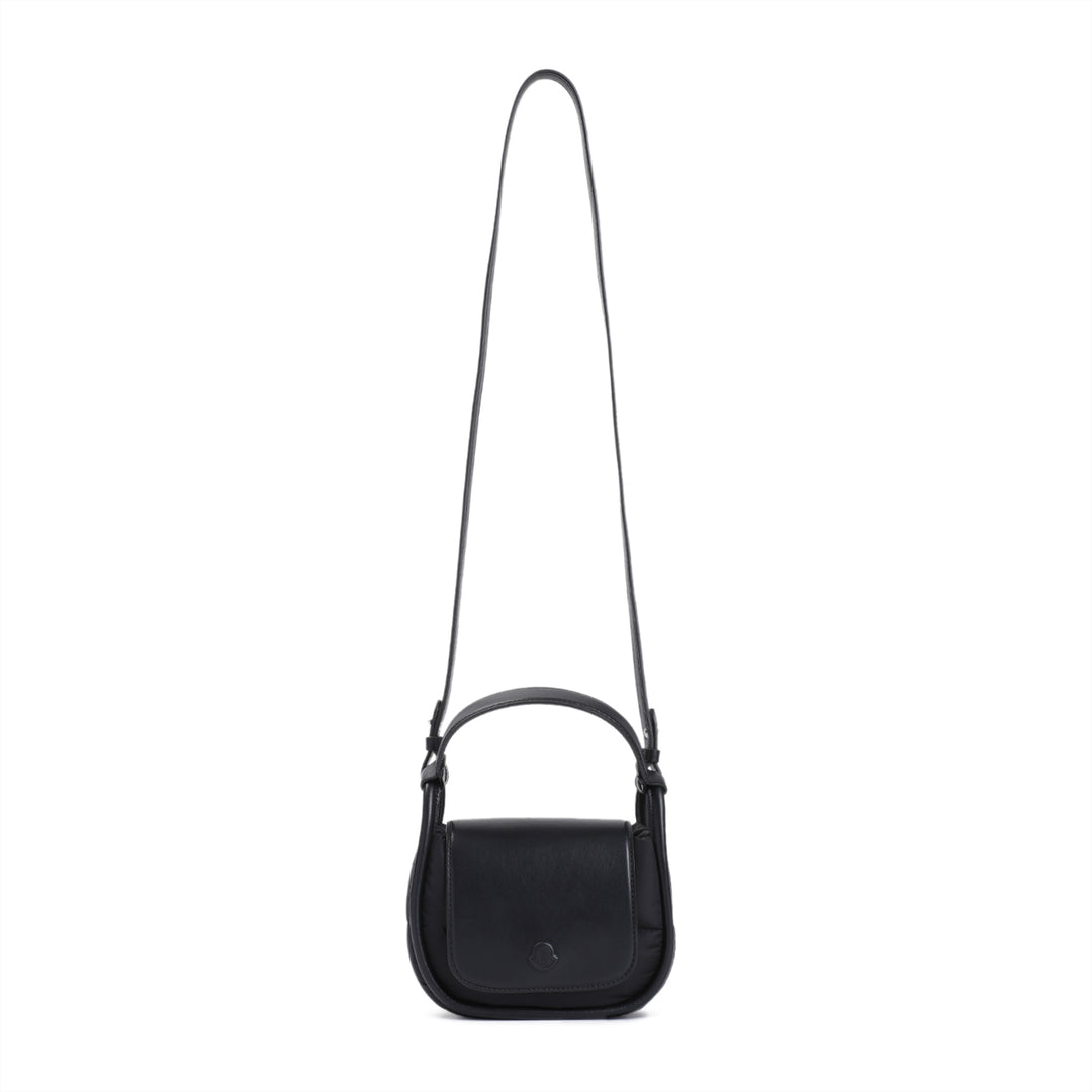 Black Tiarna Mini Polyamide Handbag-1