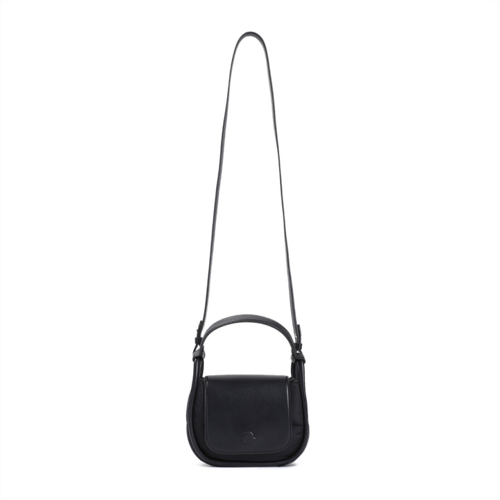 Black Tiarna Mini Polyamide Handbag-1