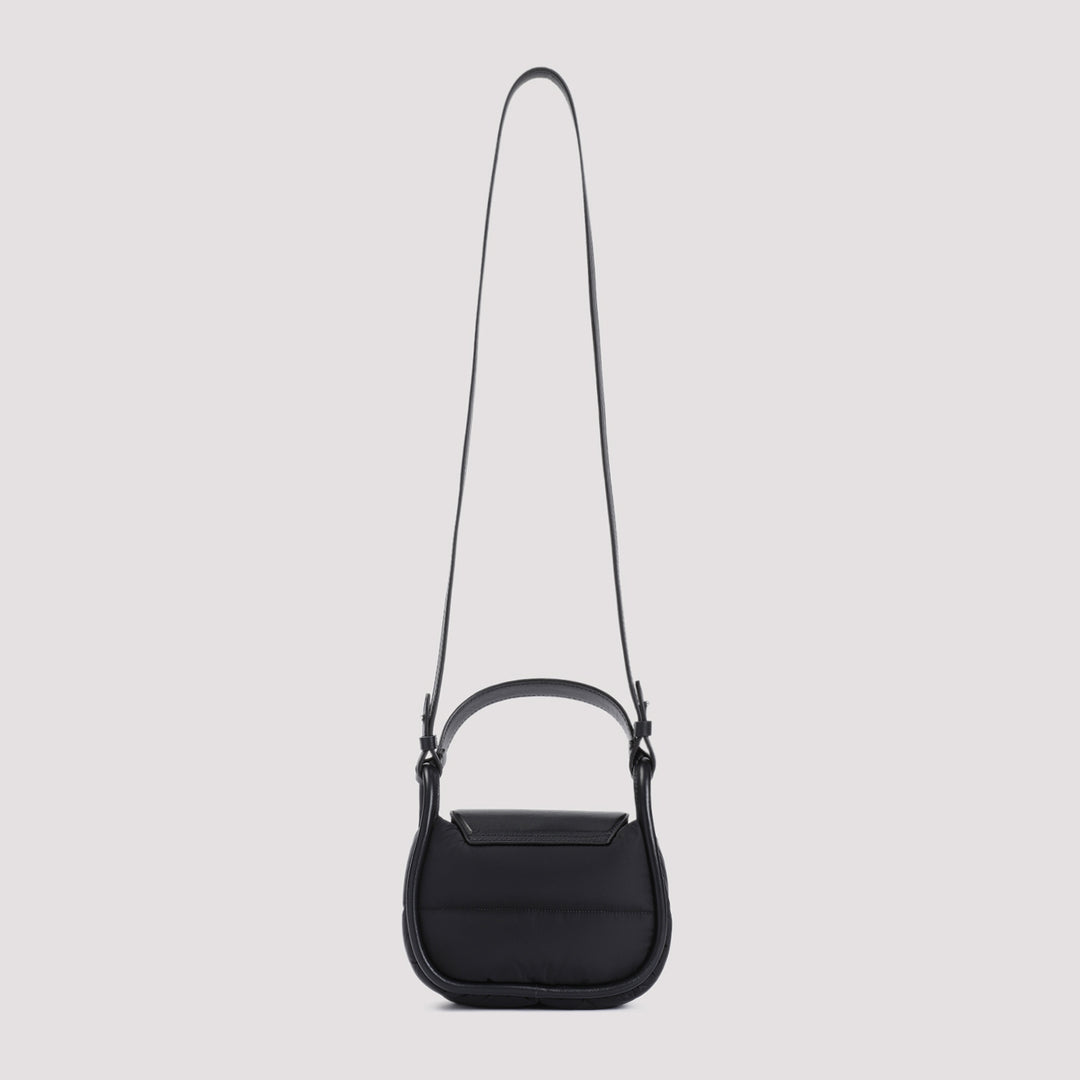 Black Tiarna Mini Polyamide Handbag-3