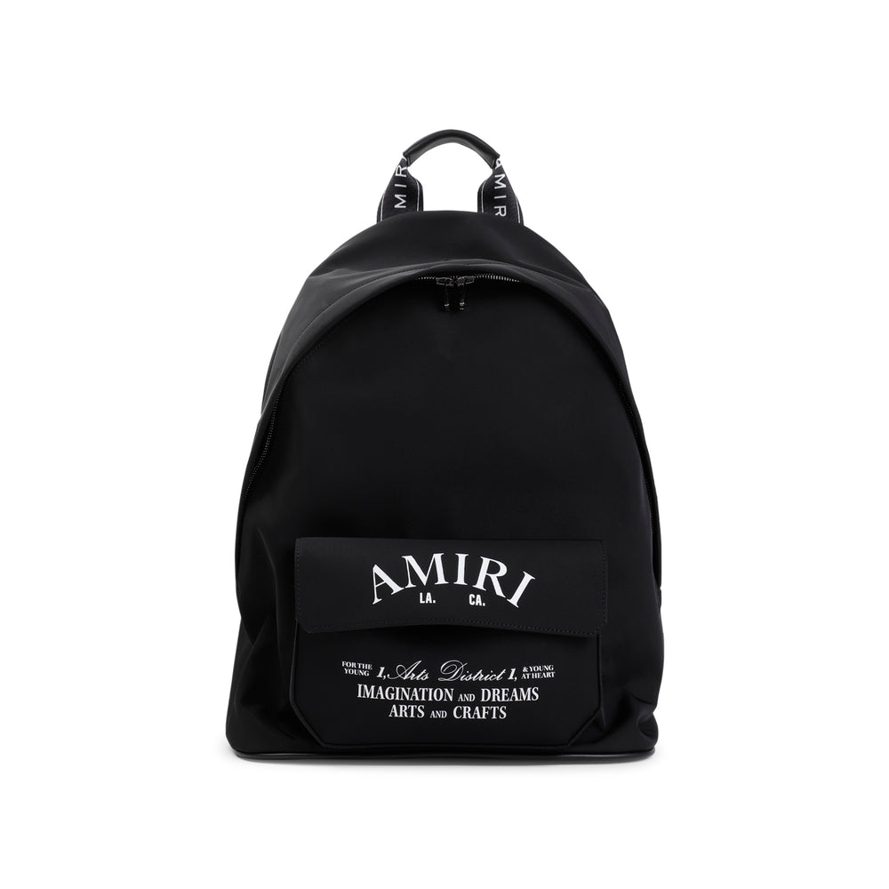 Black Arts District Nylon Backpack-1