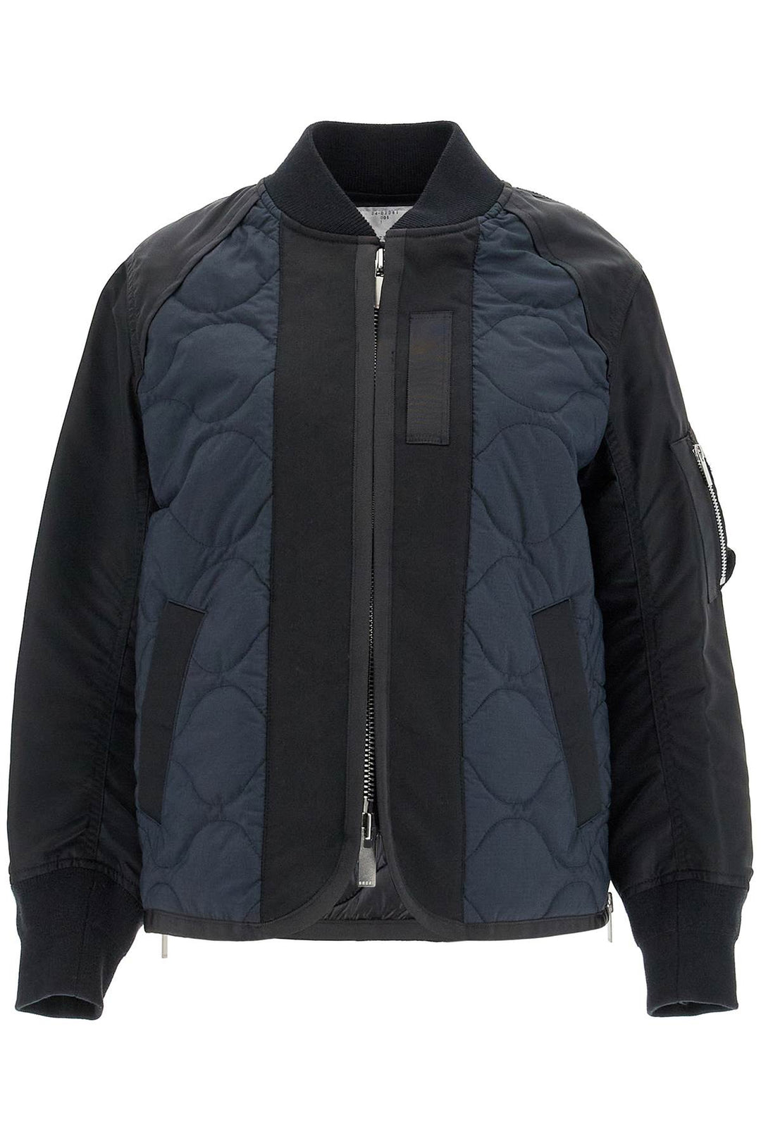 hybrid nylon and ripstop jacket-0