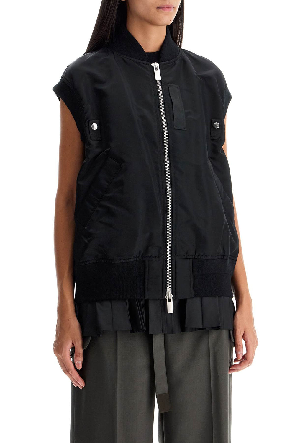 layered nylon vest for outdoor-1