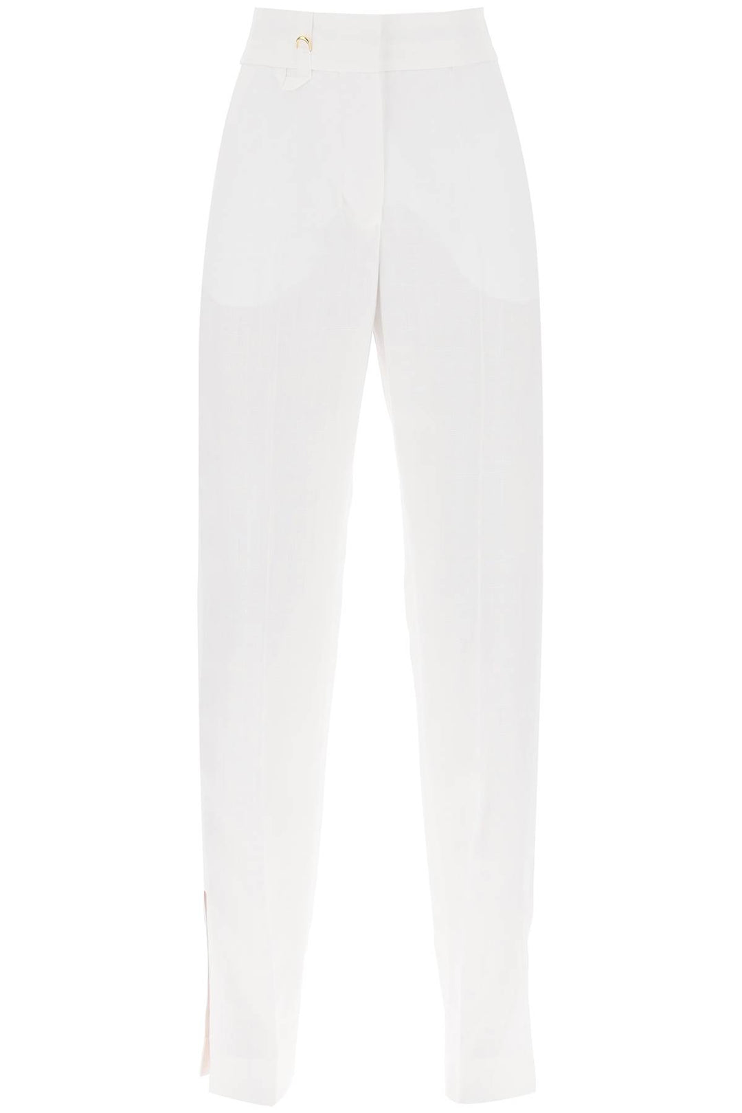 'le pantalon tibau' slit pants-0