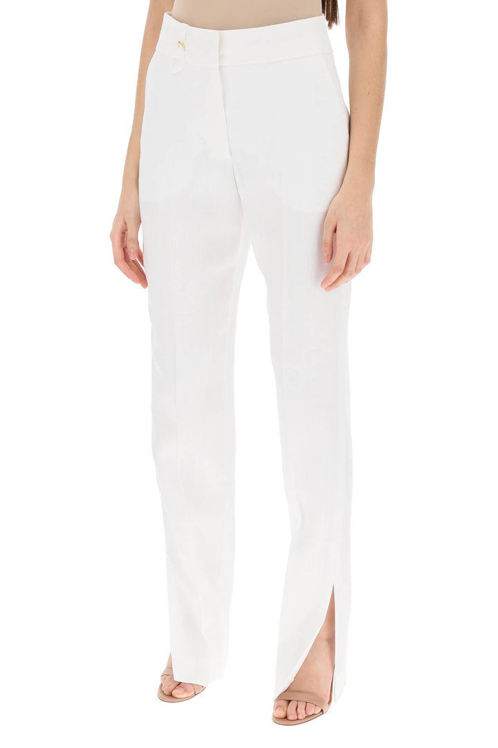 'le pantalon tibau' slit pants-3