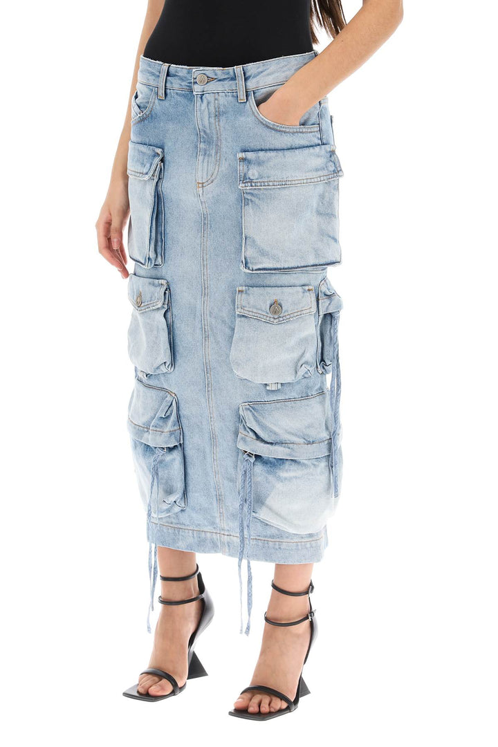 cargo denim skirt-3