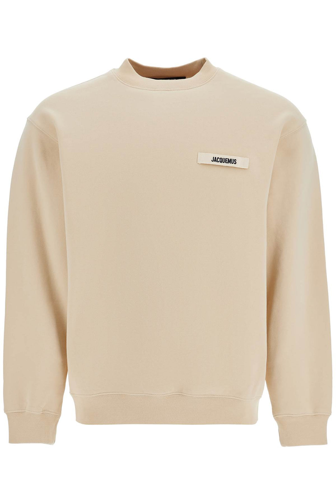 'round neck sweatshirt with gros grain-0