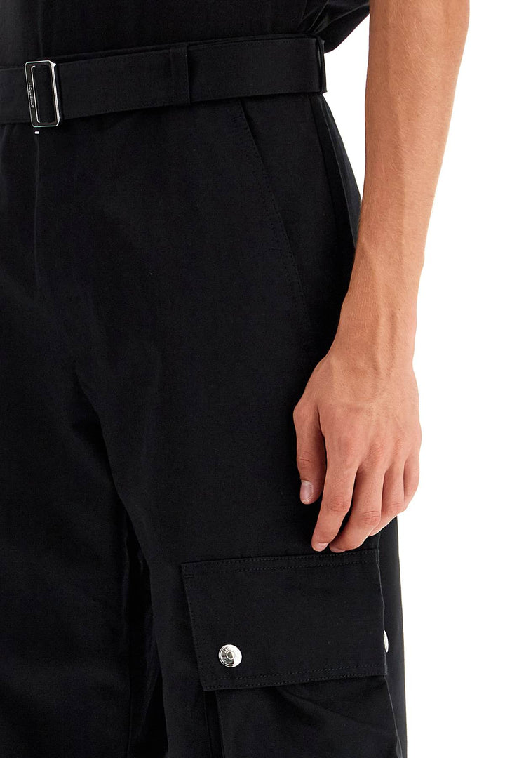 cargo gabardine trousers in eight-3