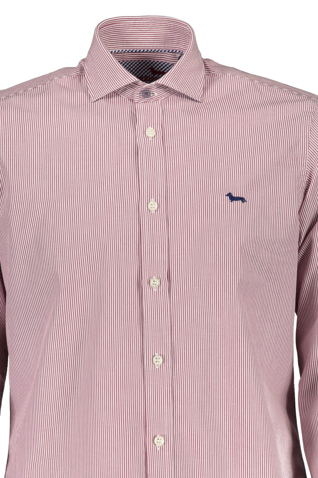 Elegant Purple Narrow Fit Shirt with French Collar