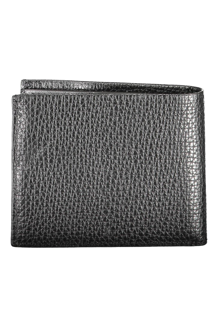 Sleek Black Leather RFID Wallet