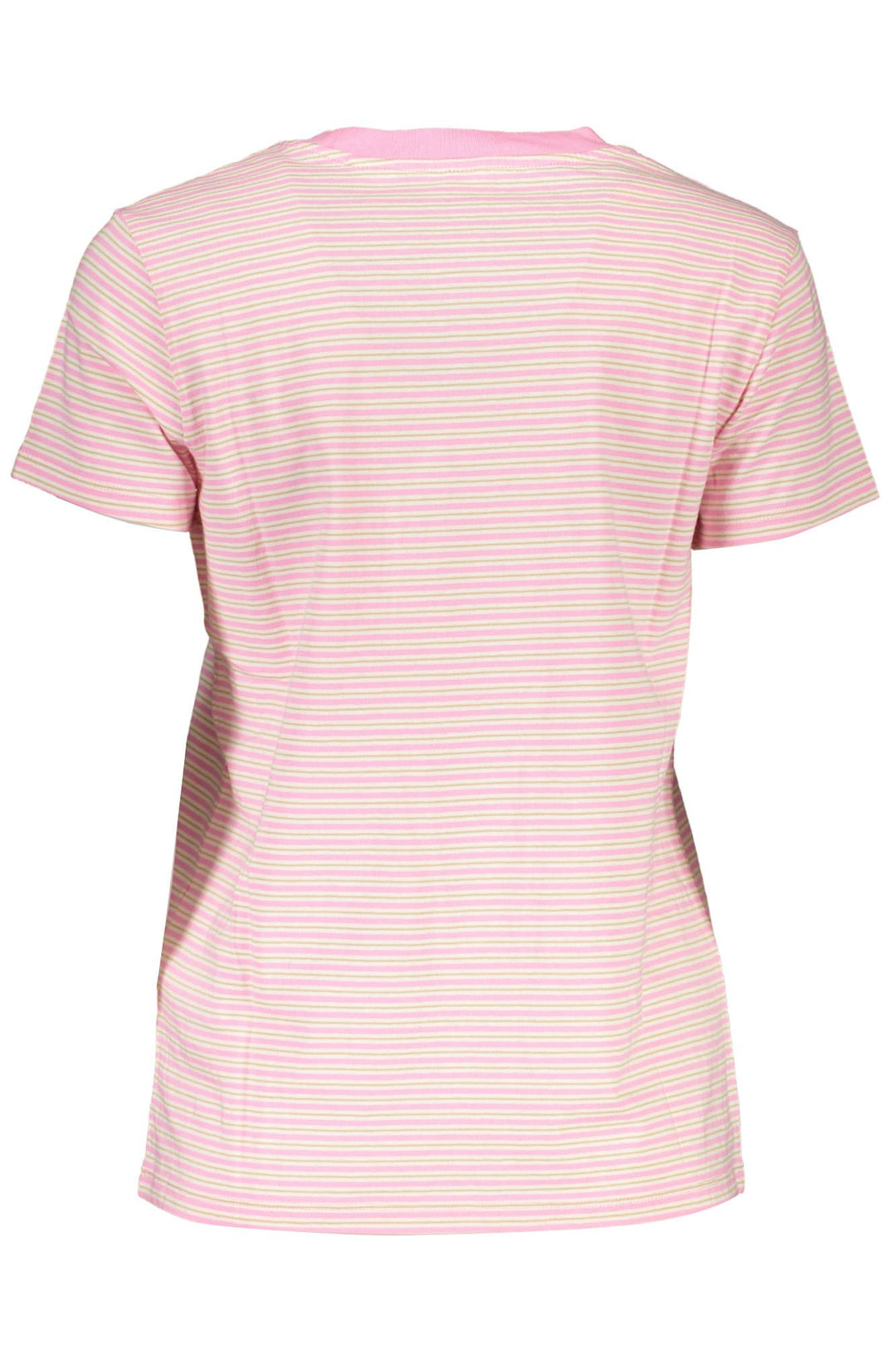 Pink Cotton Women T-Shirt