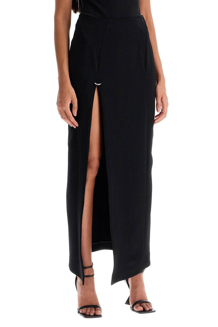 long skirt with piercing detail-1