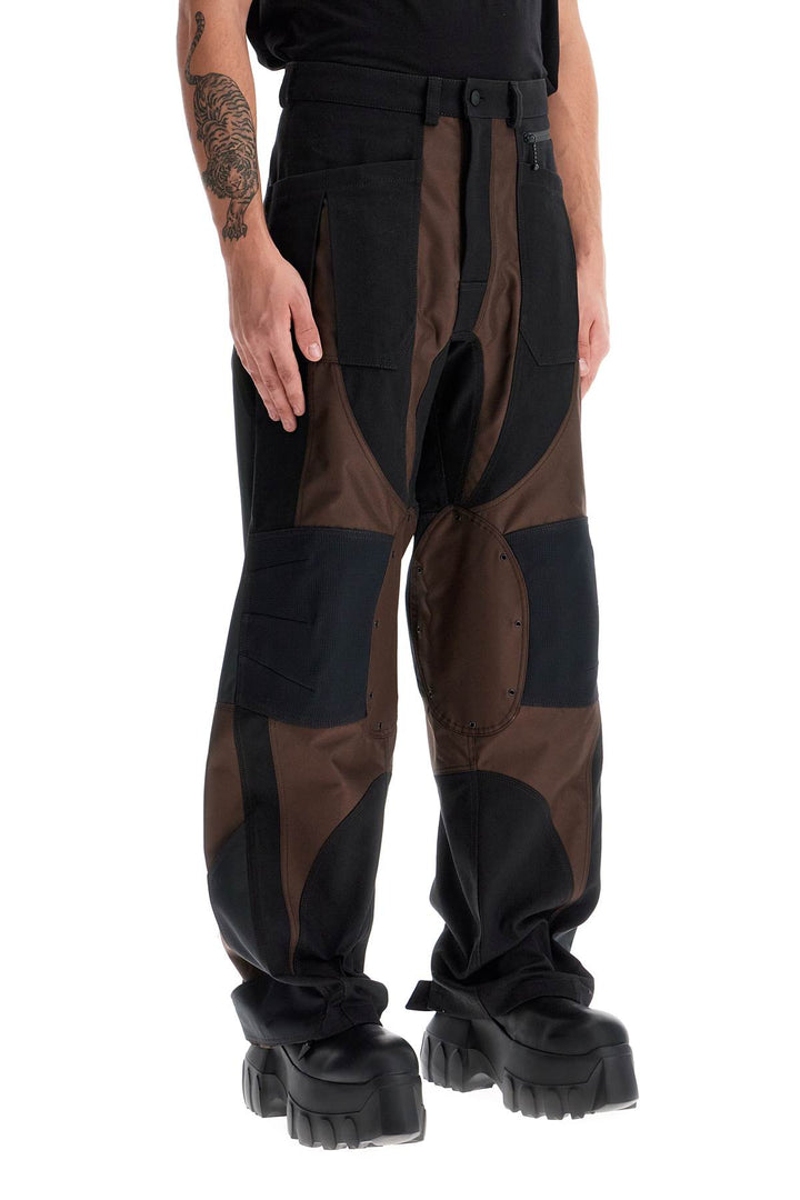 patchwork cargo pants with-1