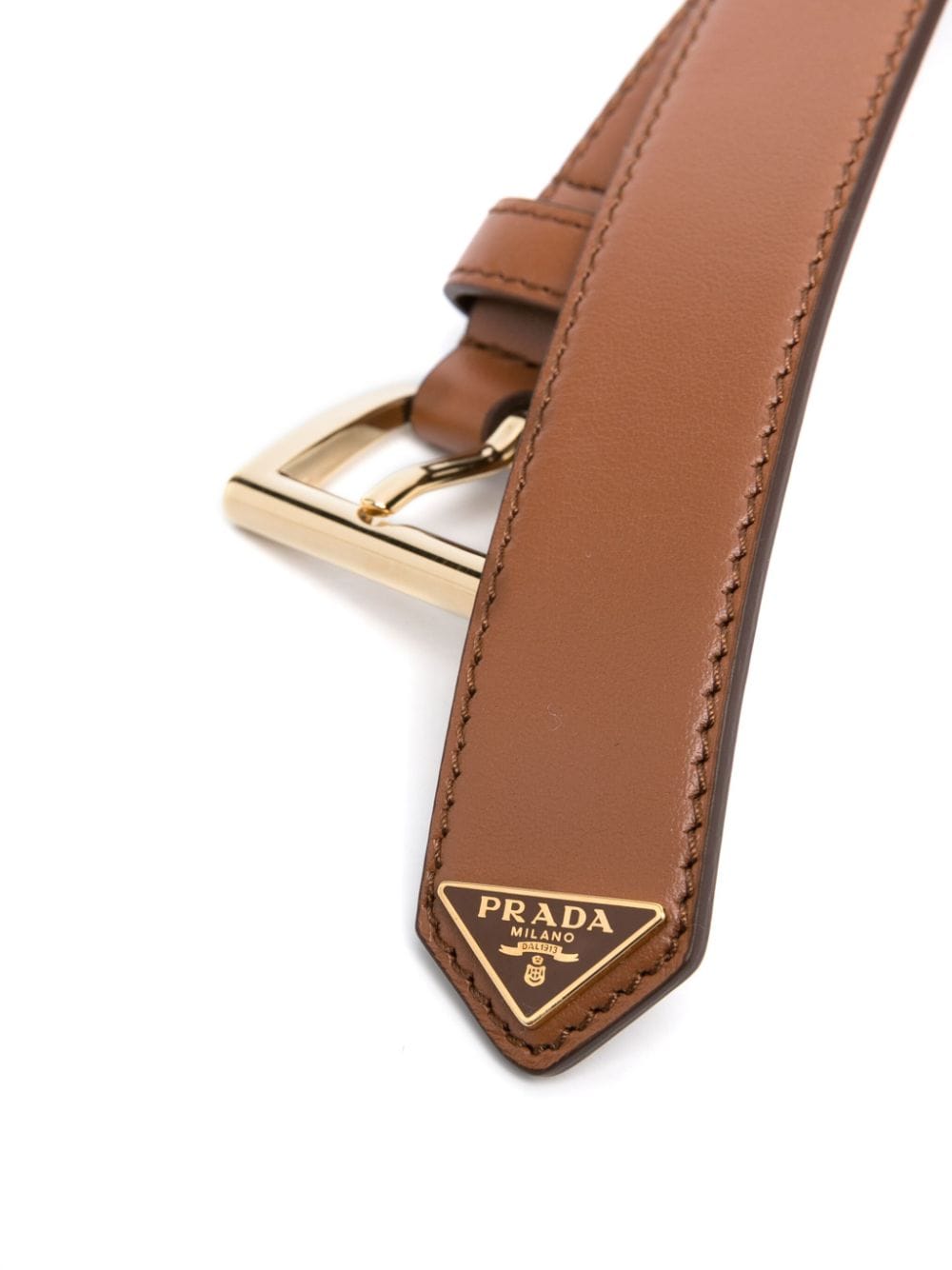 PRADA buckle-fastened leather belt-3