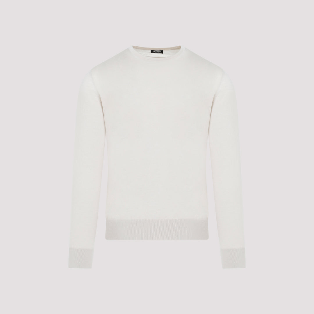 Light Beige Cashmere Sweater-0