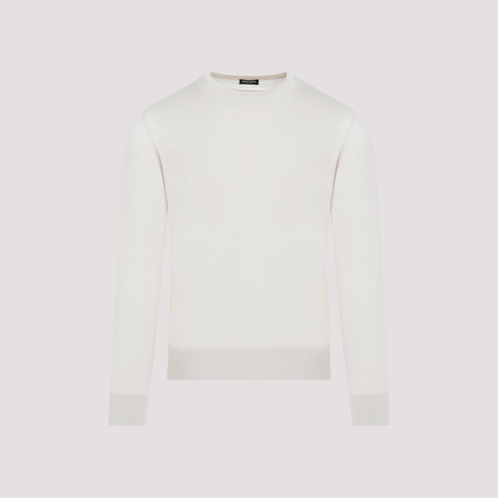 Light Beige Cashmere Sweater-0