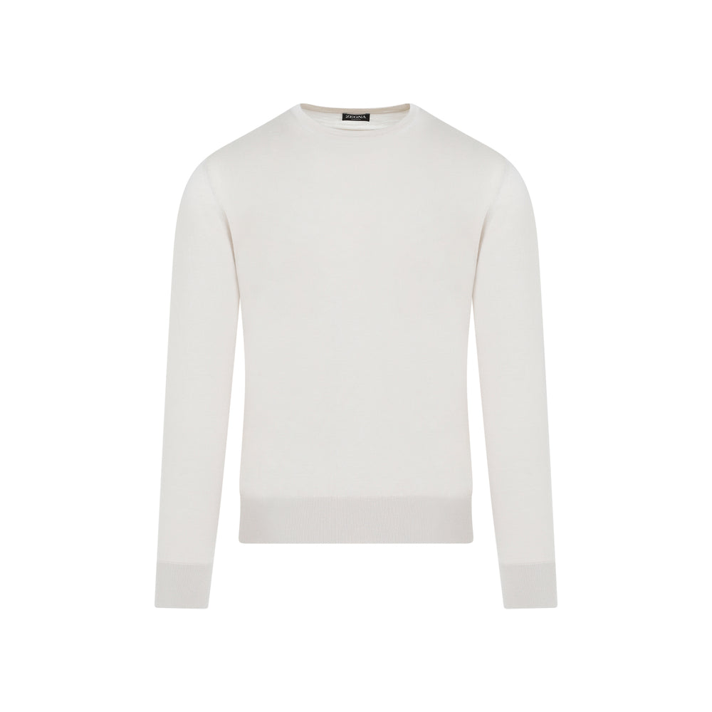 Light Beige Cashmere Sweater-1