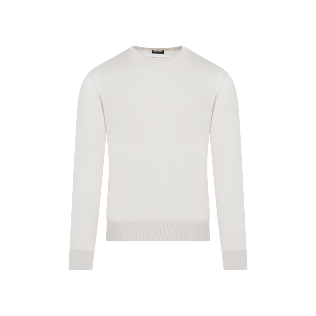 Light Beige Cashmere Sweater-1