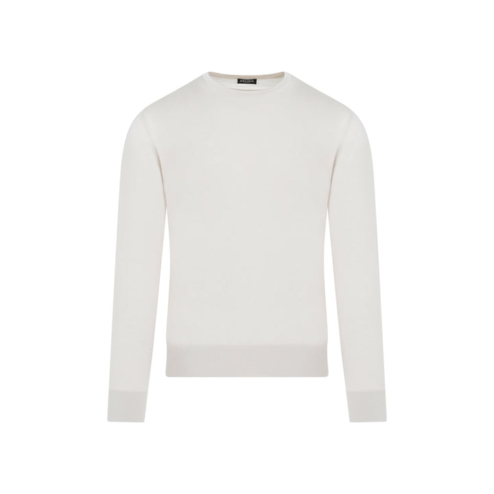 Light Beige Cashmere Sweater-1