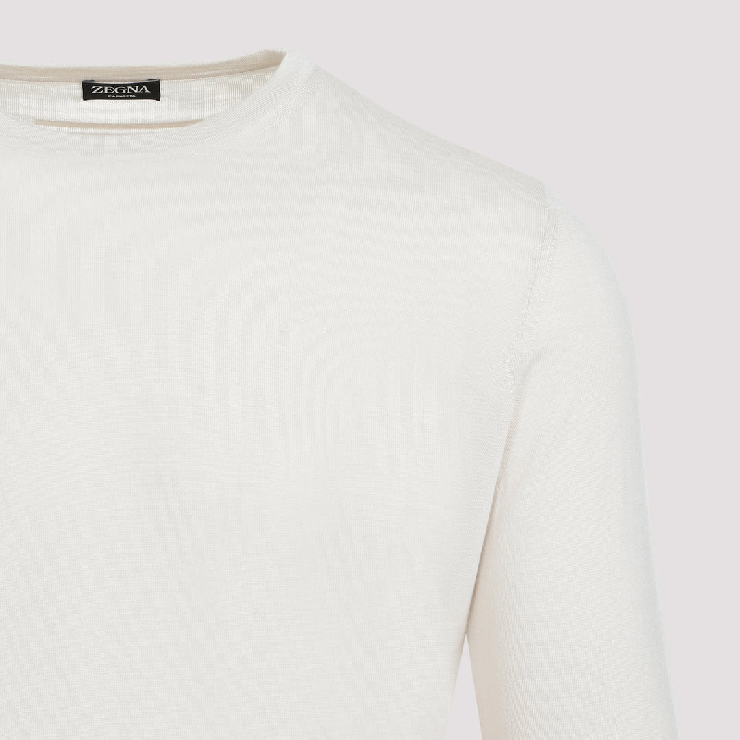 Light Beige Cashmere Sweater-5