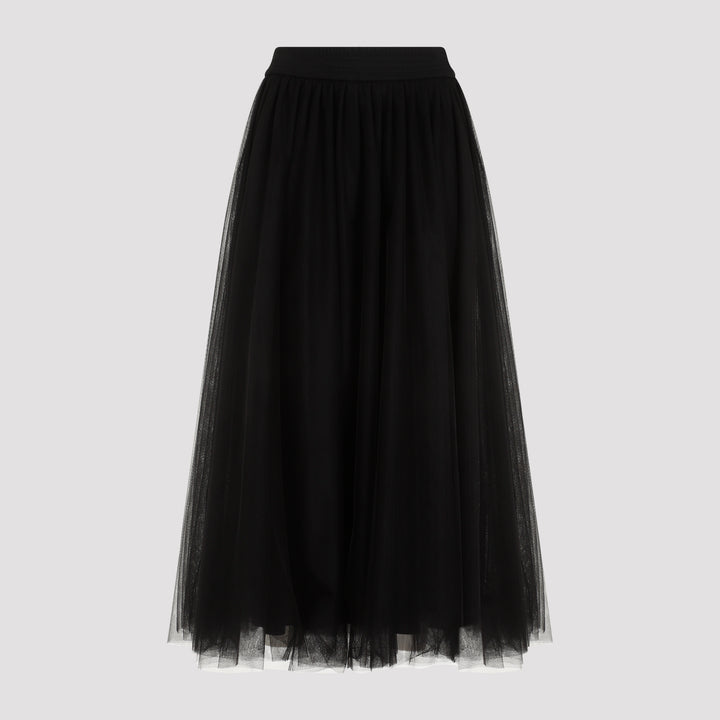 Black Tulle Skirt-0