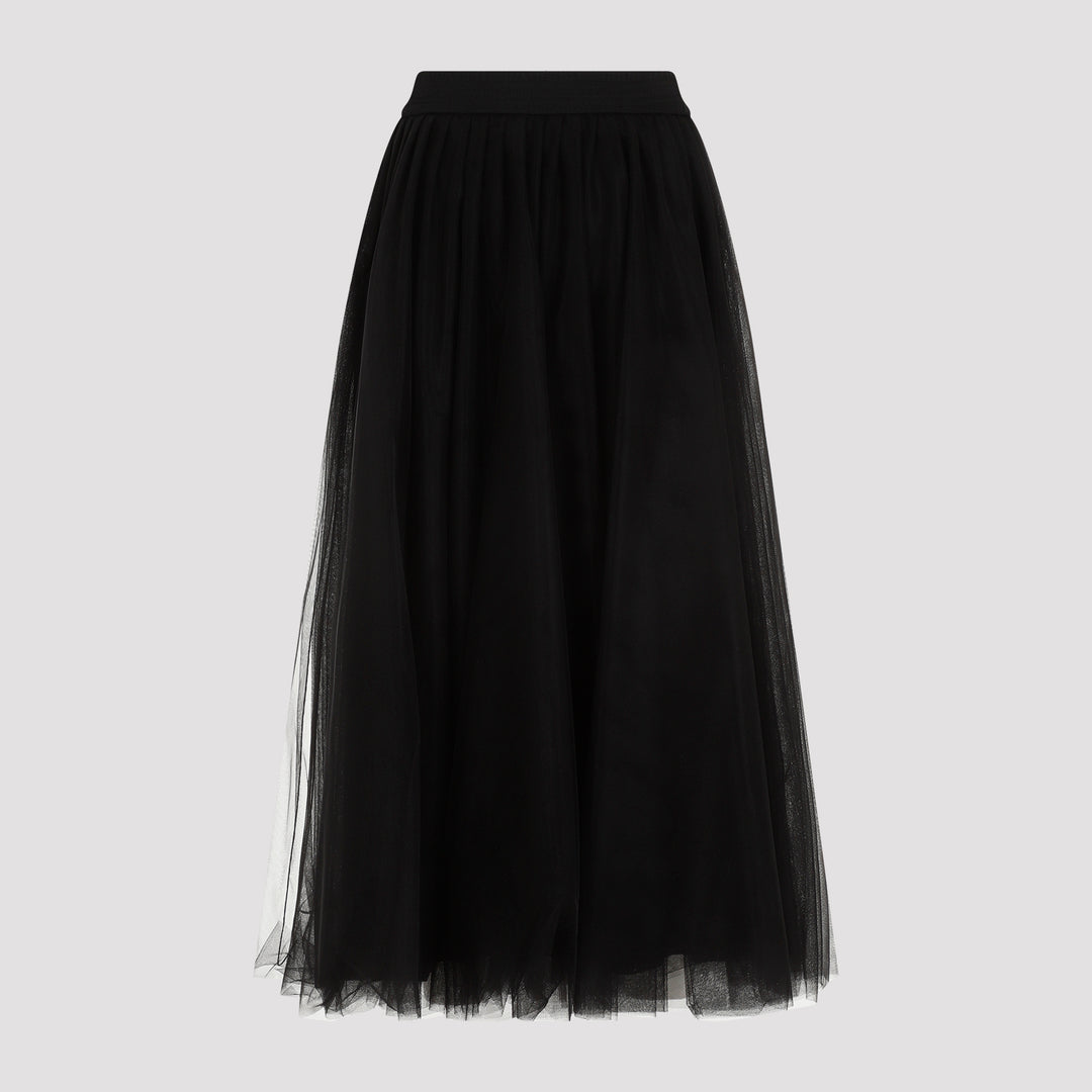 Black Tulle Skirt-3