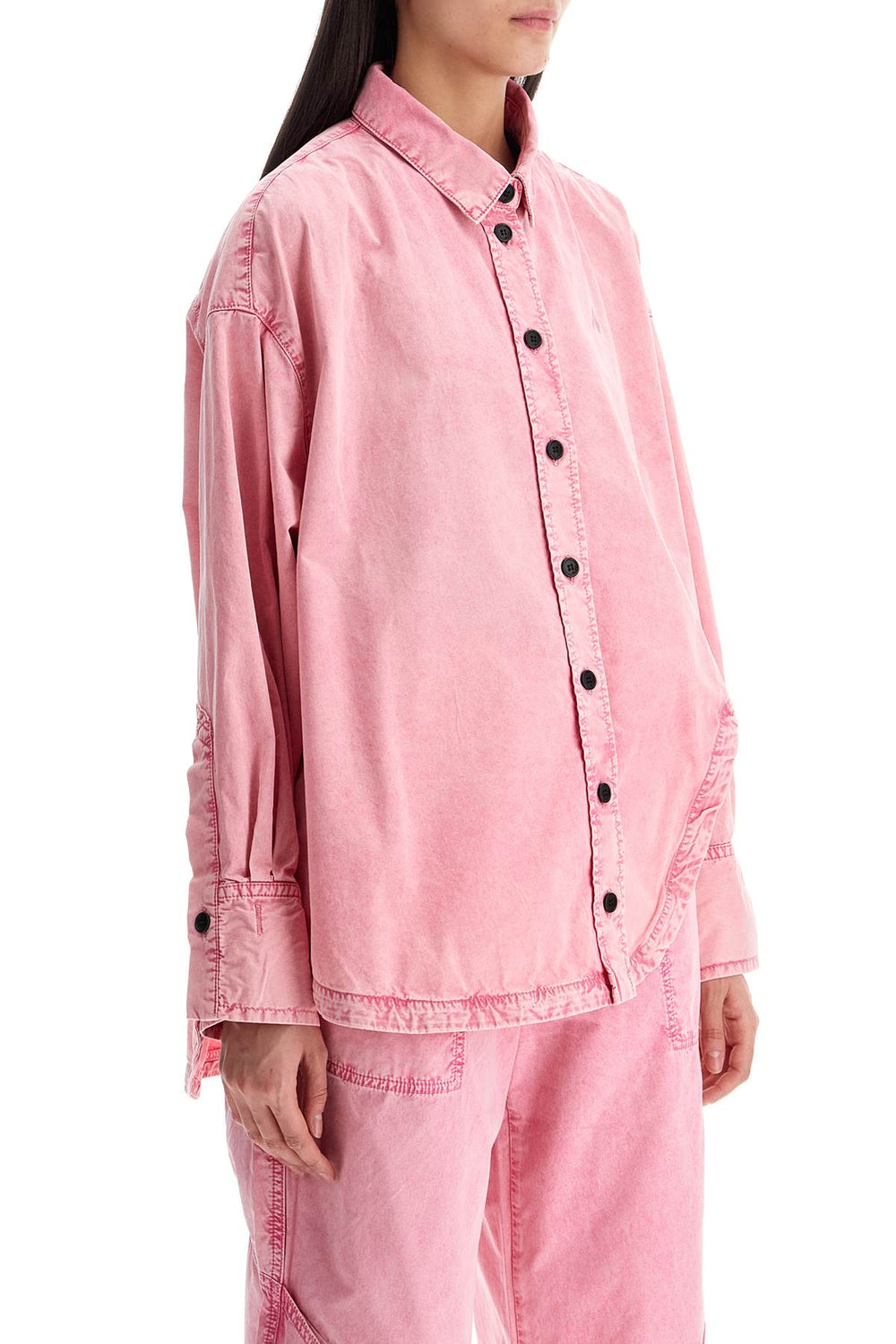 oversized pink shirt-1