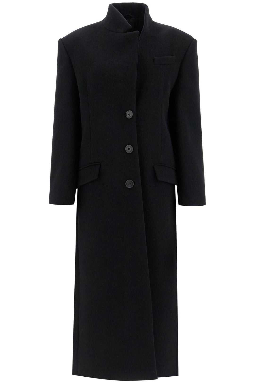 long woolen cloth coat-0