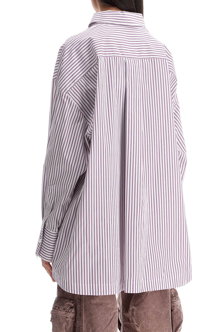 white and purple striped oversized shirt-2