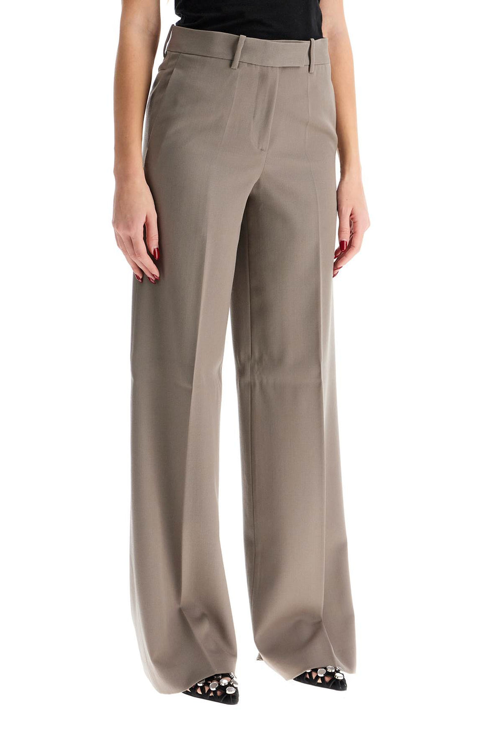 woolen cigarette pants for women-1