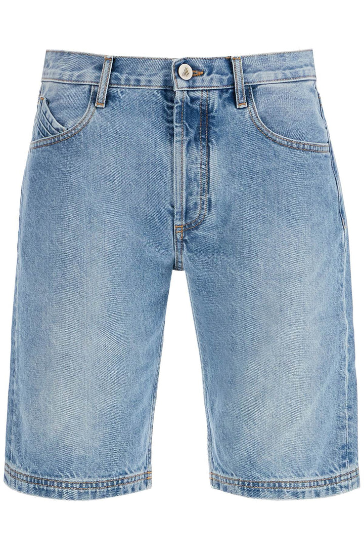 denim boyfriend bermuda shorts for-0