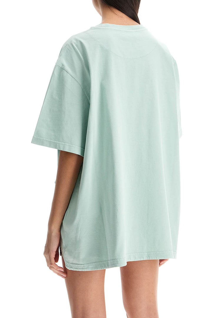 oversized short sleeve mint green t-shirt-2