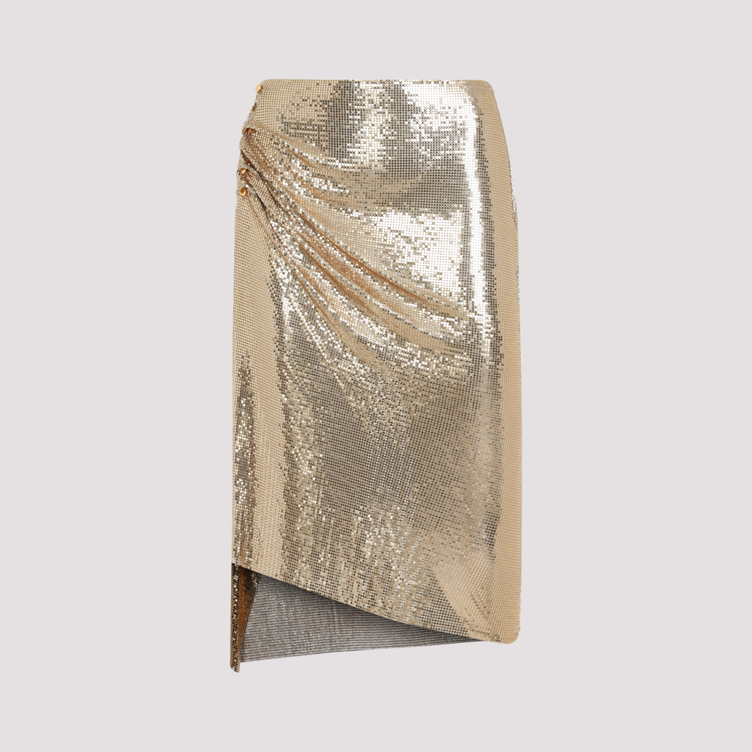 Gold Aluminum Knee Skirt-0