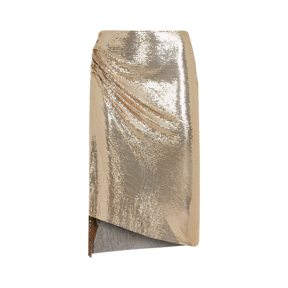 Gold Aluminum Knee Skirt-1