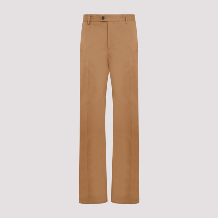 Camel Camera Strap Chino Cotton Pants-0