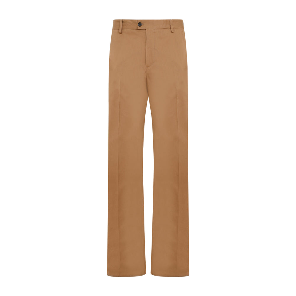 Camel Camera Strap Chino Cotton Pants-1