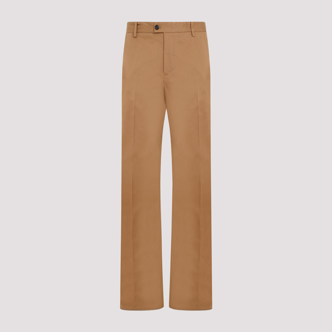 Camel Camera Strap Chino Cotton Pants-2