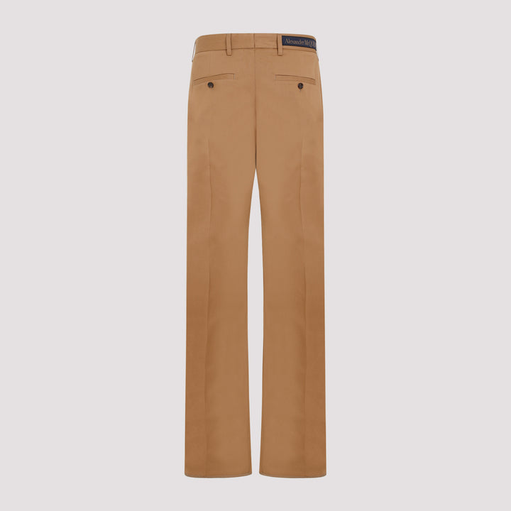 Camel Camera Strap Chino Cotton Pants-3