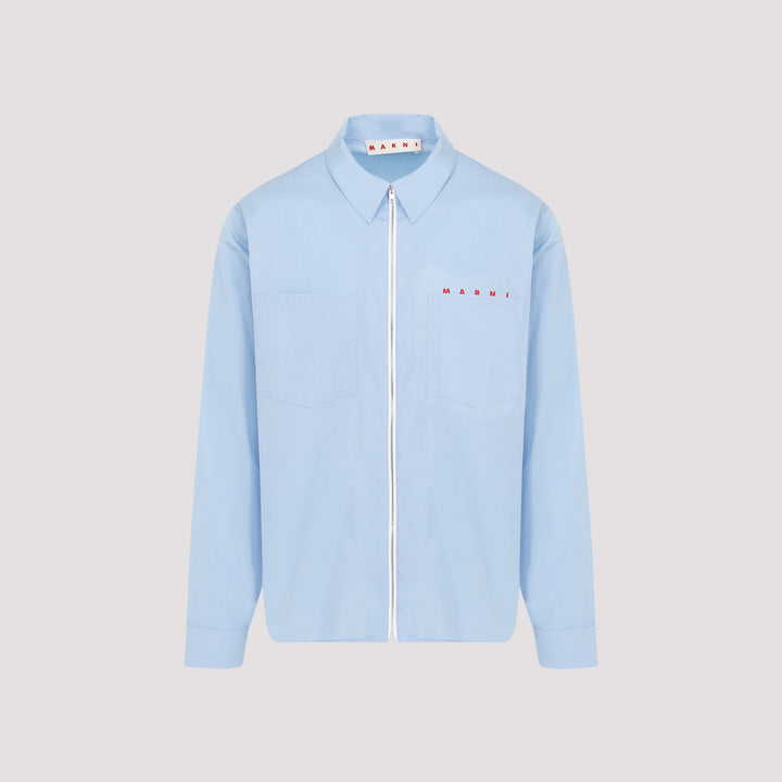 Light Blue Cotton Shirt-0