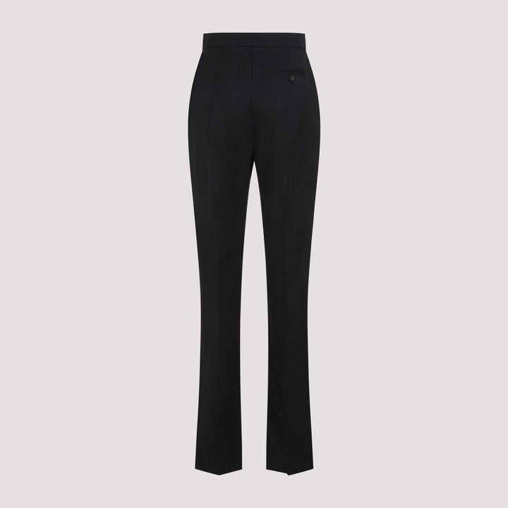 Black Wool Pants-3